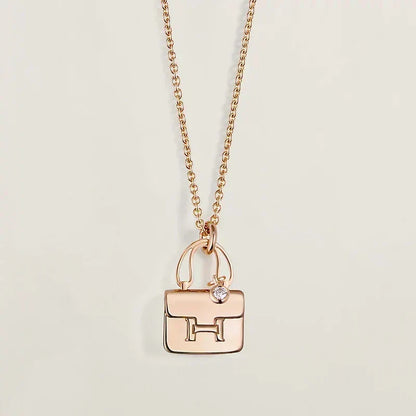 [⭐Novea]AMULETTE PEDANT ROSE GOLD NECKLACE