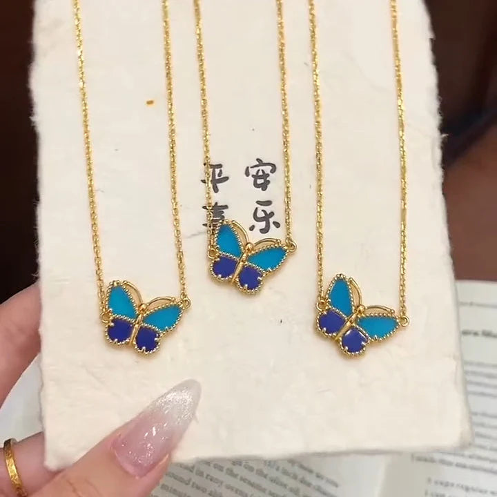 [⭐Novea]  2026 NEW LUCKY BUTTERFLY 1 MOTIFS NECKLACE