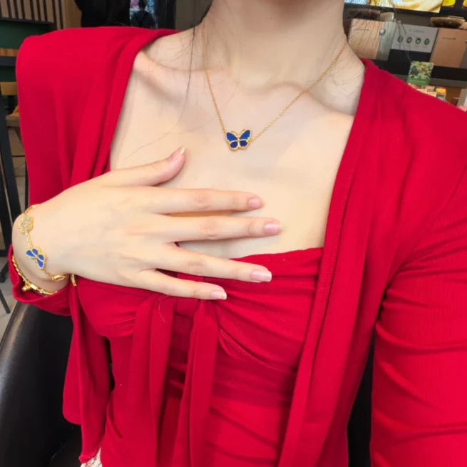 [⭐Novea]  2026 NEW LUCKY BUTTERFLY 1 MOTIFS NECKLACE