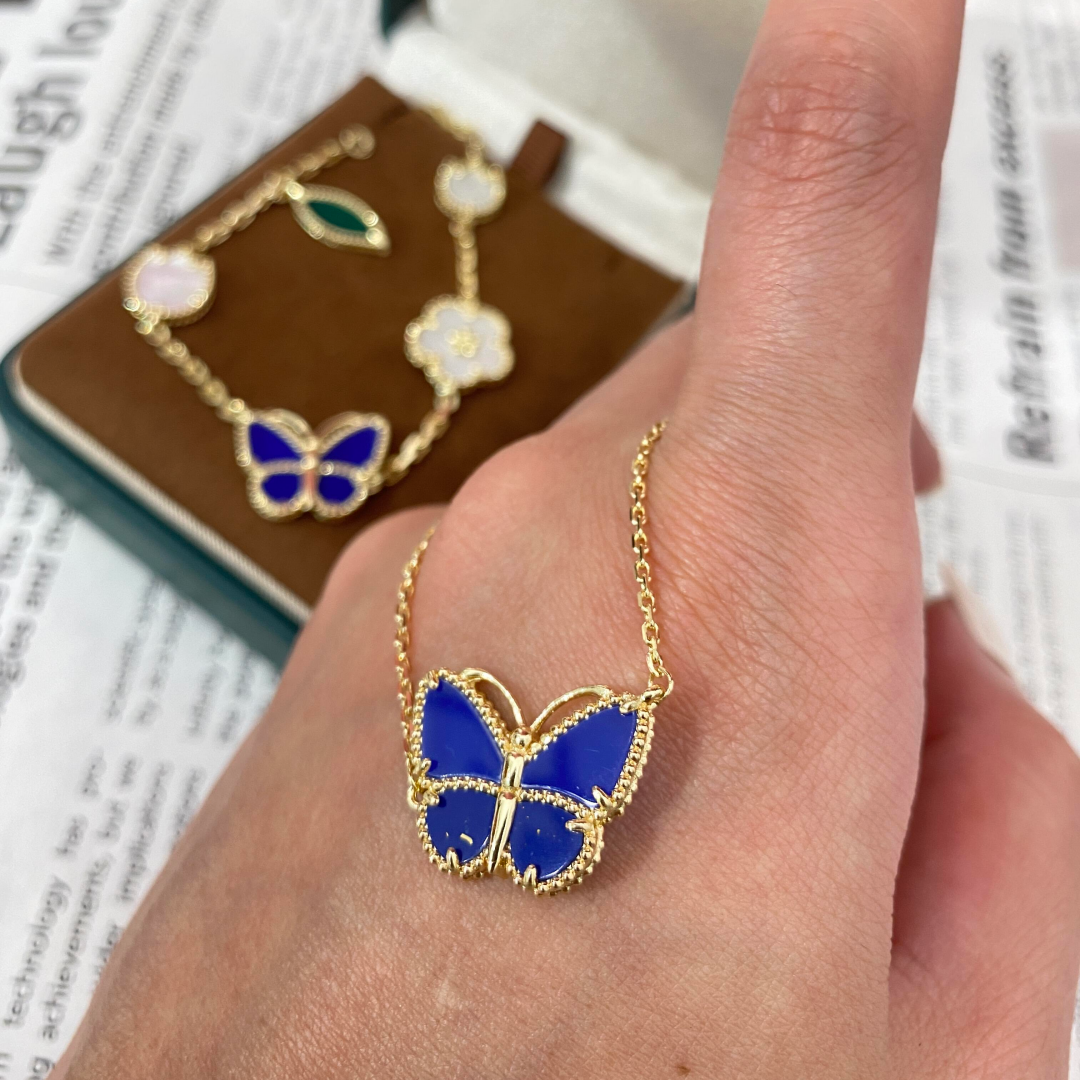 [⭐Novea]  2026 NEW LUCKY BUTTERFLY 1 MOTIFS NECKLACE
