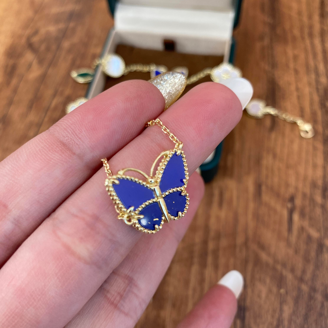 [⭐Novea]  2026 NEW LUCKY BUTTERFLY 1 MOTIFS NECKLACE