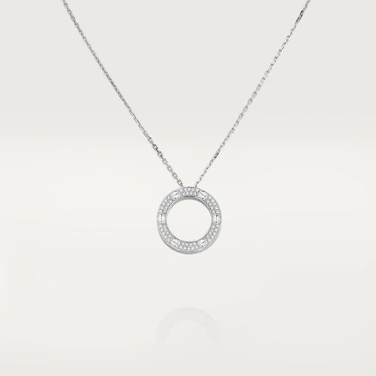 [⭐Novea]LOVE NECKLACE ADJUSTABLE SILVER
