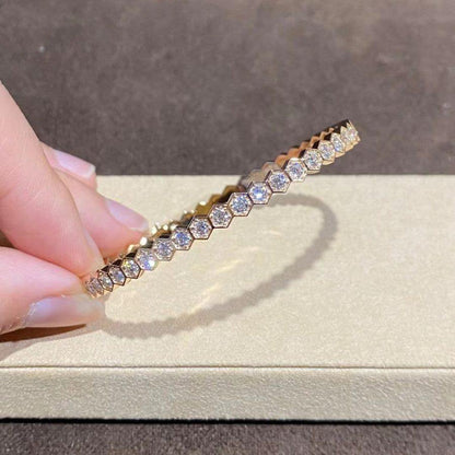 [⭐Novea]BEE LOVE GOLD BRACELET FULL DIAMOND