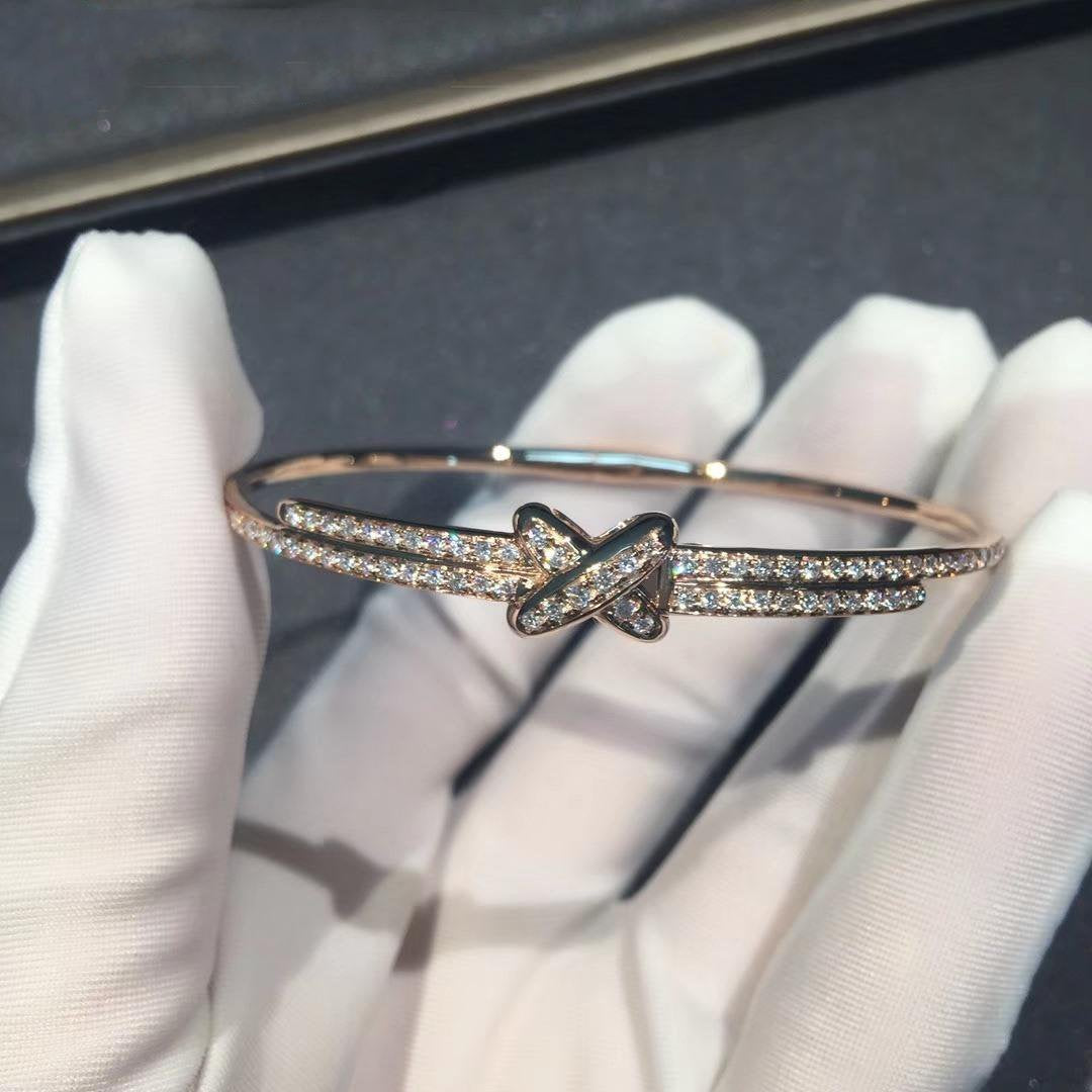 [⭐Novea]JEUX DE BRACELET DIAMONDS PINK GOLD