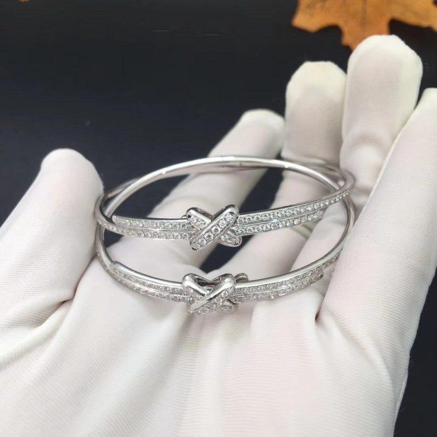 [⭐Novea]JEUX DE BRACELET DIAMONDS SILVER