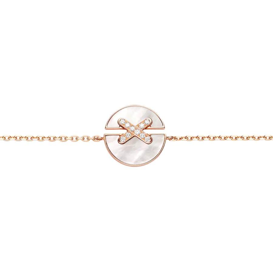 [⭐Novea]JEUX DE BRACELET MOP PINK GOLD DIAMONDS
