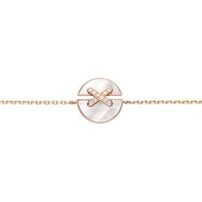 [⭐Novea]JEUX DE BRACELET MOP PINK GOLD DIAMONDS