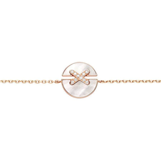 [⭐Novea]JEUX DE BRACELET MOP PINK GOLD DIAMONDS