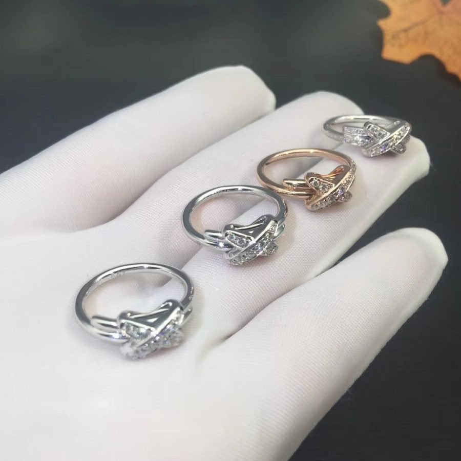[⭐Novea]JEUX DE SILVER DIAMOND RING