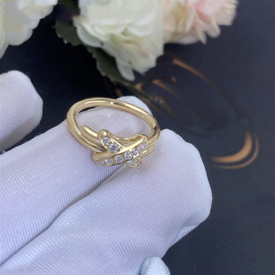 [⭐Novea]JEUX DE GOLD DIAMOND RING