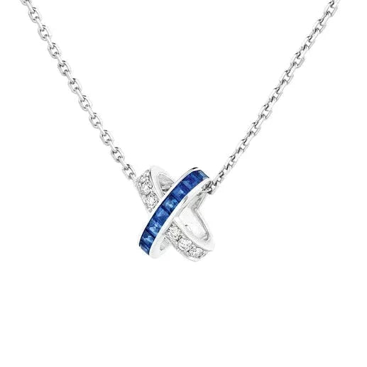 [⭐Novea]LIENS DIAMOND SILVER NECKLACE