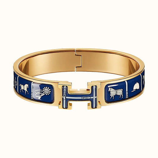 [⭐Novea]H COUVERTURES DARK BLUE BRACELET