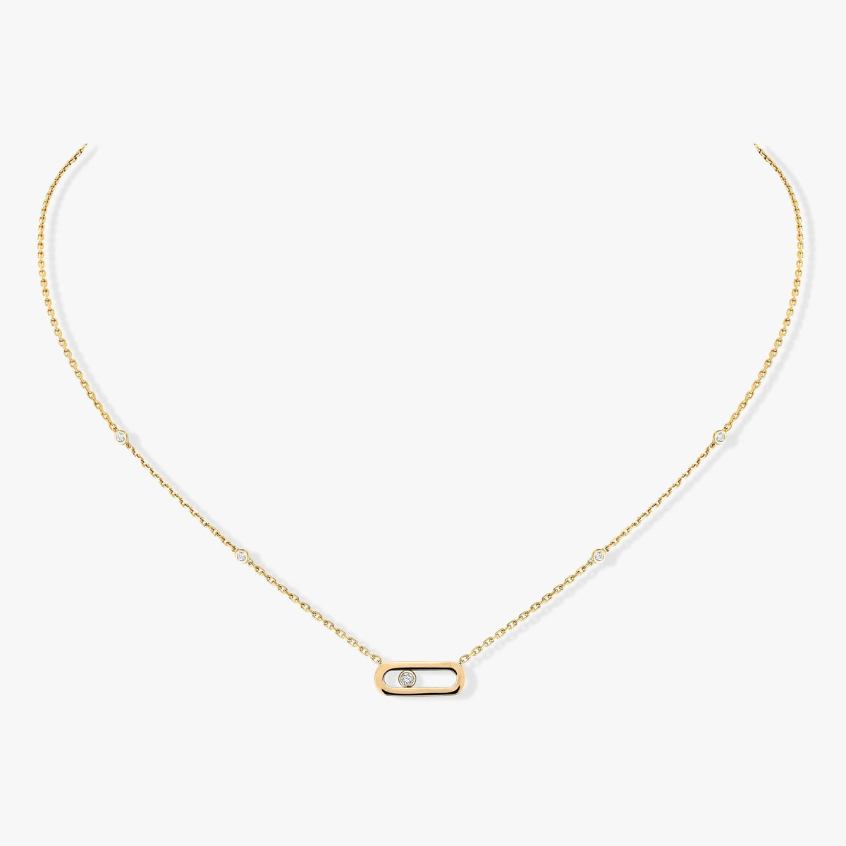 [⭐Novea]MOVE UNO DIAMOND NECKLACE