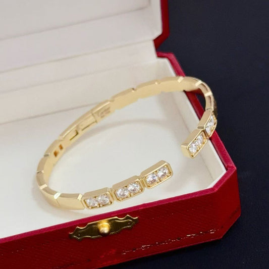 [⭐Novea jewelrys]LOVE DIAMOND OPEN  BRACELET