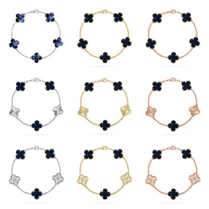 [⭐Novea]CLOVER 5 MOTIF PIETERSITE BRACELET COLLECTION