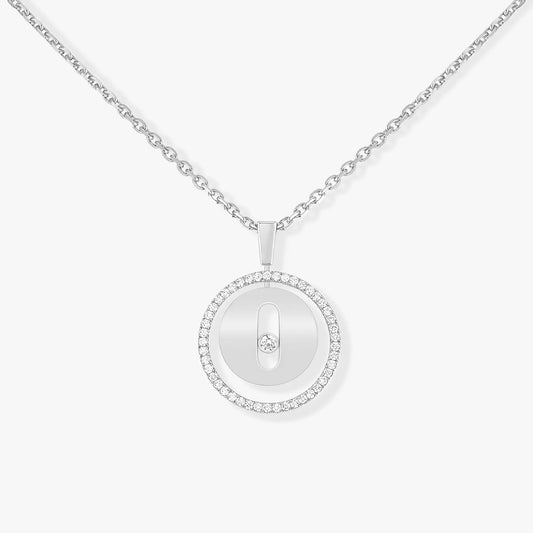 [⭐Novea]Demo MOVE PM NECKLACE SILVER DIAMOND