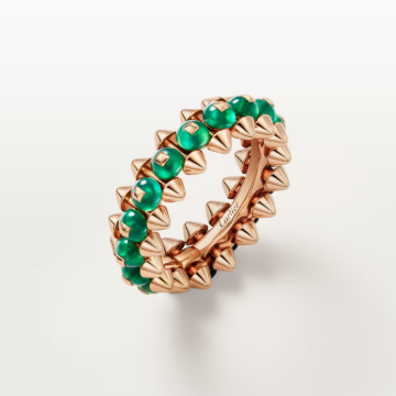 [⭐Novea]CLASH ELEGANT ROSE GOLD RING FEATURING NATURAL AGATE