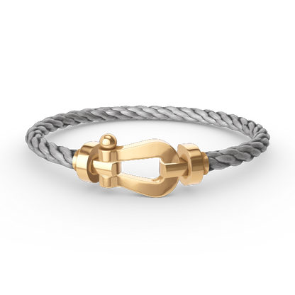 [⭐Novea]FORCE LARGE HORSESHOE NO DIAMOND BRACELET GOLD