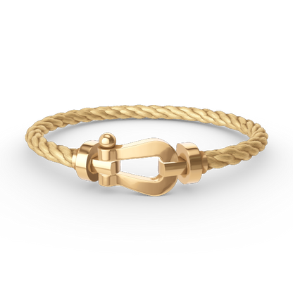 [⭐Novea]FORCE LARGE HORSESHOE NO DIAMOND BRACELET GOLD