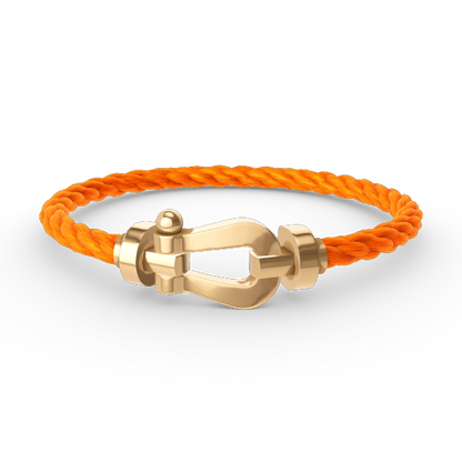 [⭐Novea]FORCE LARGE HORSESHOE NO DIAMOND BRACELET GOLD