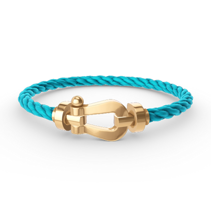 [⭐Novea]FORCE LARGE HORSESHOE NO DIAMOND BRACELET GOLD