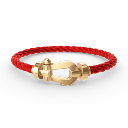 [⭐Novea]FORCE LARGE HORSESHOE NO DIAMOND BRACELET GOLD