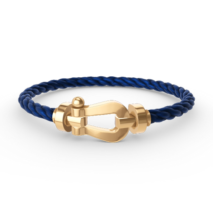 [⭐Novea]FORCE LARGE HORSESHOE NO DIAMOND BRACELET GOLD