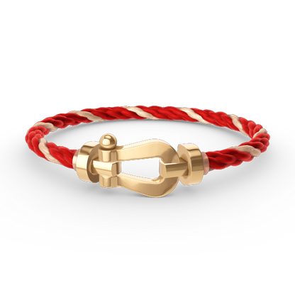 [⭐Novea]FORCE LARGE HORSESHOE NO DIAMOND BRACELET GOLD