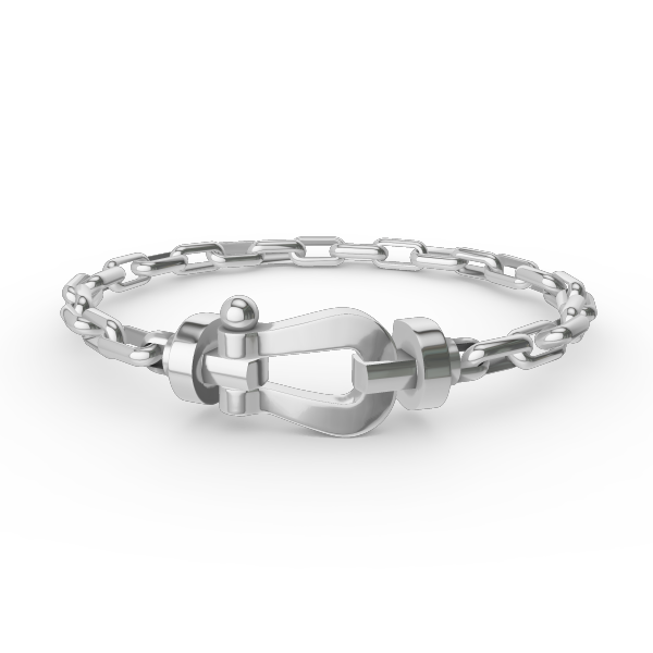 [⭐Novea]FORCE LARGE HORSESHOE CLASP  METAL BRACELET