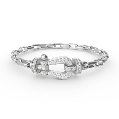 [⭐Novea]FORCE LARGE HORSESHOE CLASP  METAL BRACELET