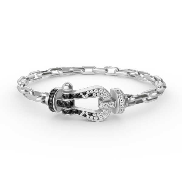 [⭐Novea]FORCE LARGE HORSESHOE CLASP  METAL BRACELET