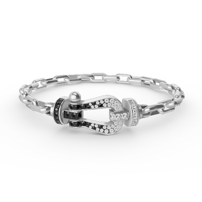 [⭐Novea]FORCE LARGE HORSESHOE CLASP  METAL BRACELET