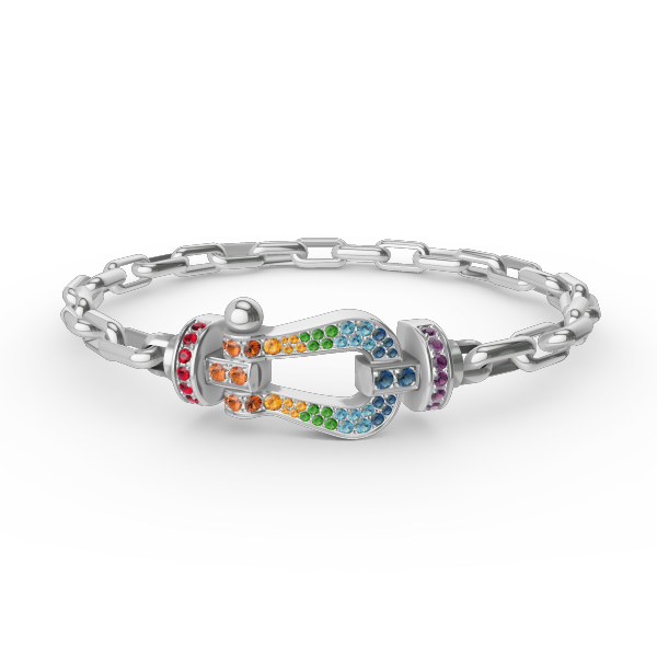 [⭐Novea]FORCE LARGE HORSESHOE CLASP  METAL BRACELET