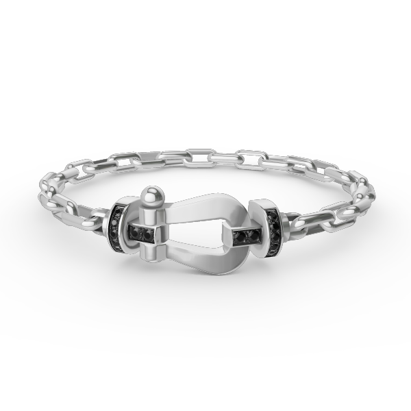 [⭐Novea]FORCE LARGE HORSESHOE CLASP  METAL BRACELET
