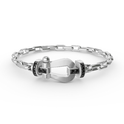 [⭐Novea]FORCE LARGE HORSESHOE CLASP  METAL BRACELET