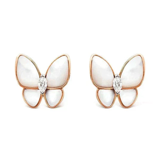 [⭐Novea]BUTTERFLY MOP DIAMOND EARRINGS