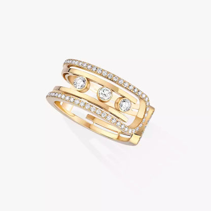 [⭐Novea]Move 10th Diamond Ring in Gold