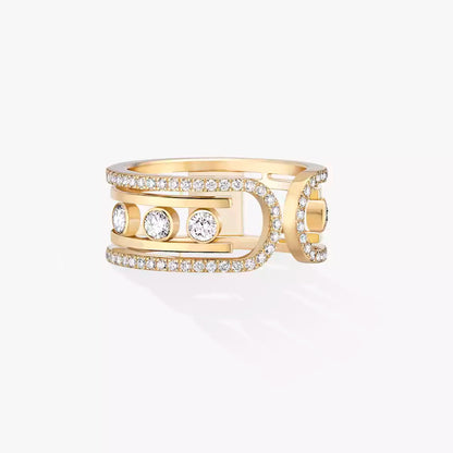 [⭐Novea]Move 10th Diamond Ring in Gold