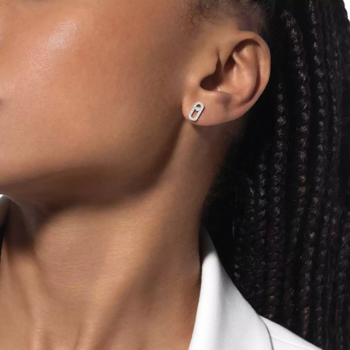 [⭐Novea]Move Uno Diamond Earrings