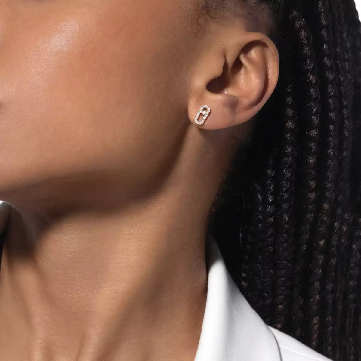 [⭐Novea]Move Uno Diamond Earrings