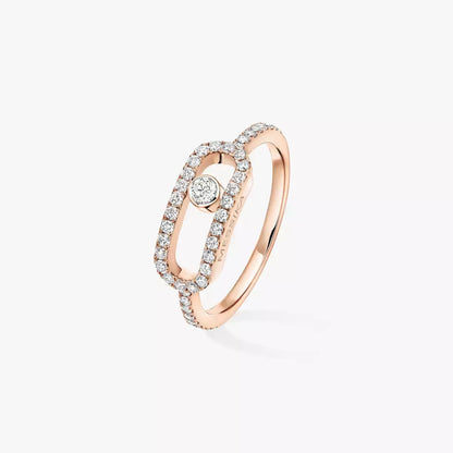 [⭐Novea]Move Uno Diamond Ring in Gold