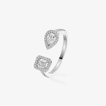 [⭐Novea]My Twin Toi Gold Diamond Ring