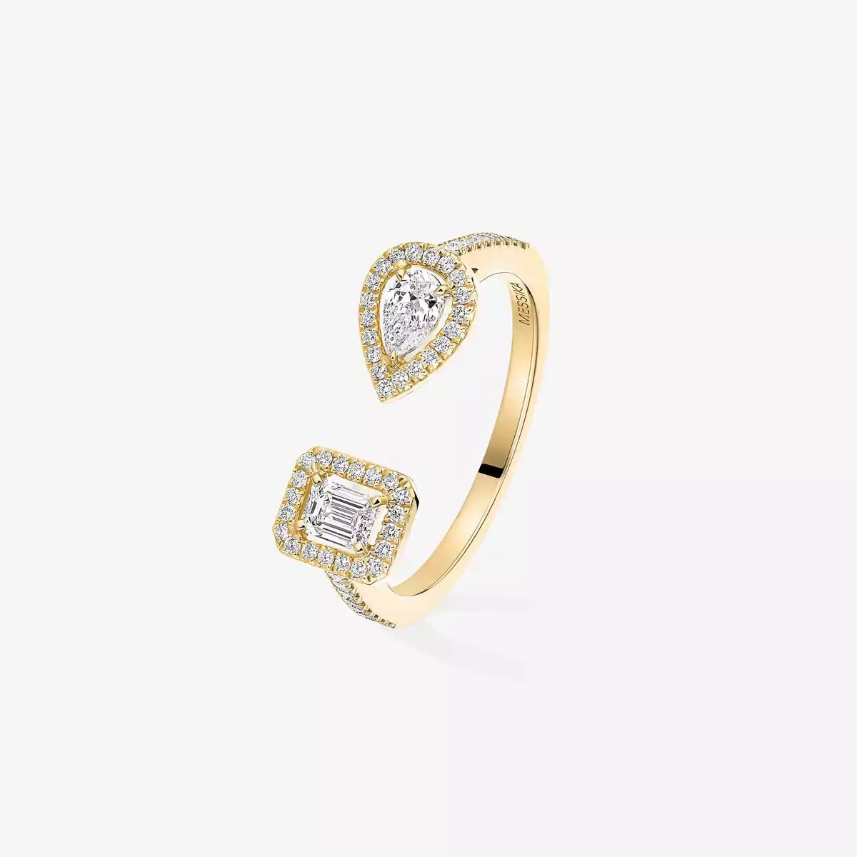 [⭐Novea]My Twin Toi Gold Diamond Ring