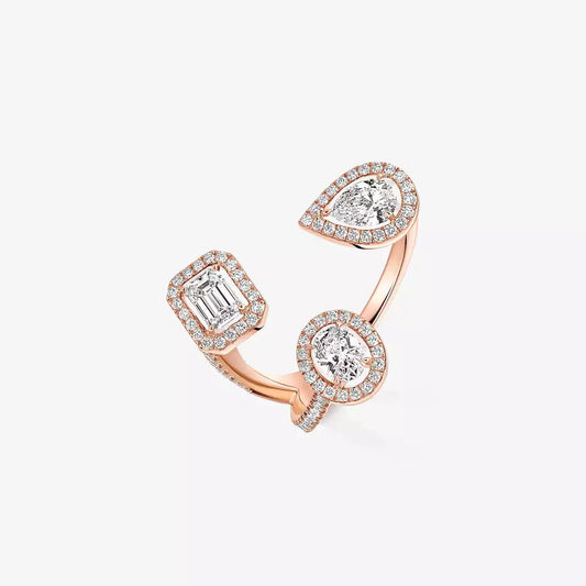 [[⭐Novea] Diamond Ring 0,25ct My Twin Trilogy