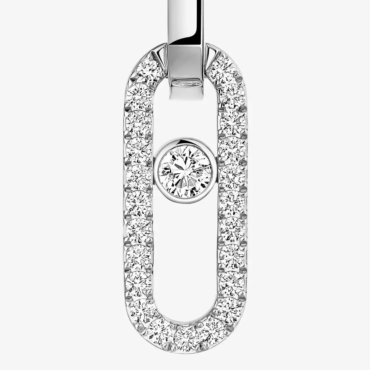 [⭐Novea]Move Link Diamond Earrings