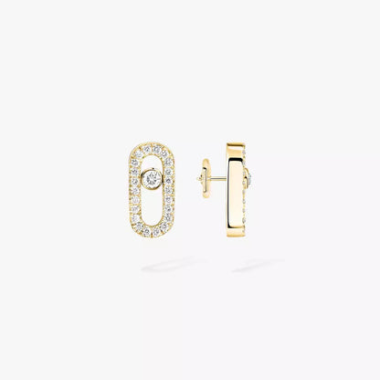 [⭐Novea]Move Uno Diamond Earrings