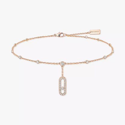 [⭐Novea] Move Uno pavé ankle bracelet