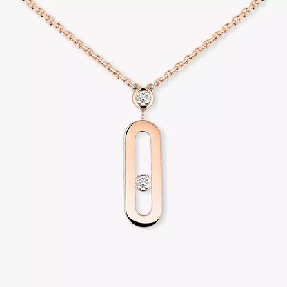 [⭐Novea] Move Uno Gold Diamond Long Necklace