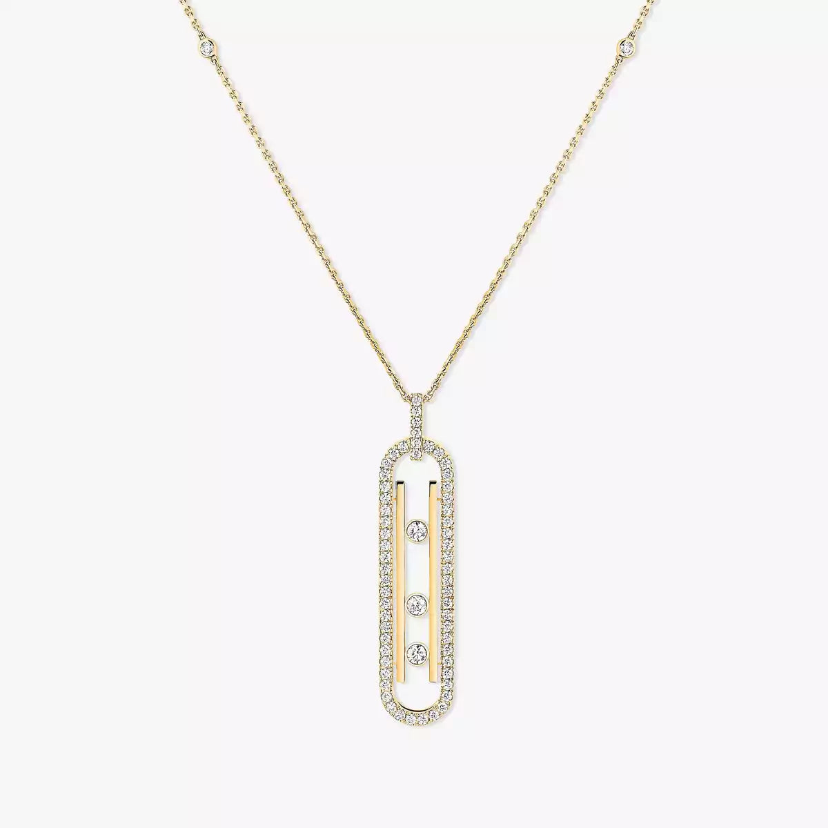 [⭐Novea]Diamond Necklace Move 10Th