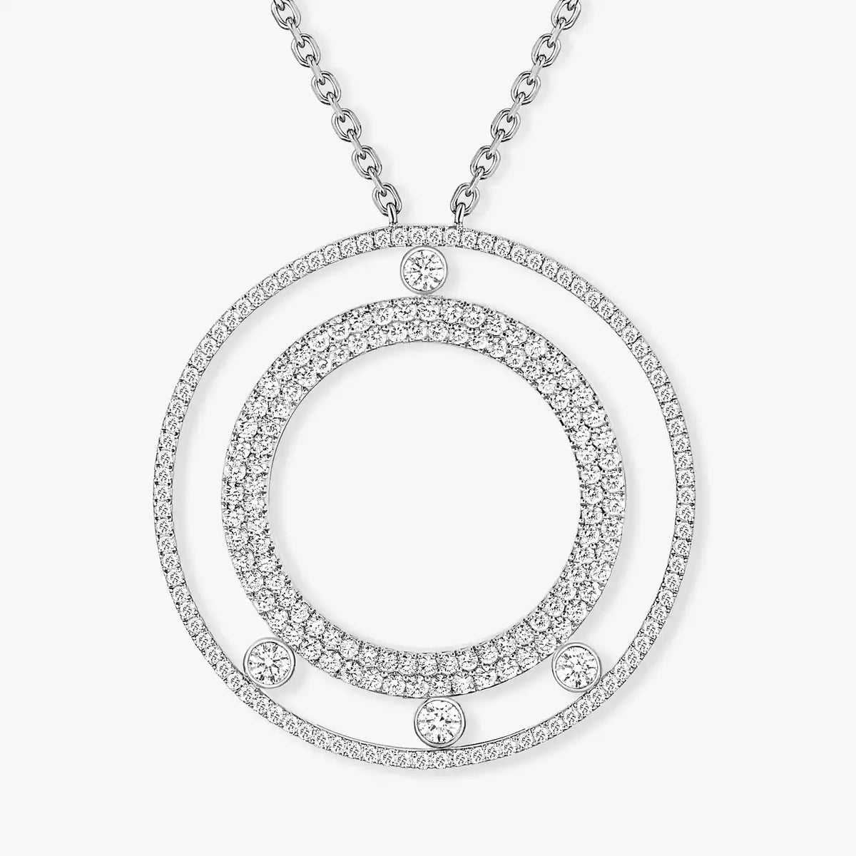 [⭐Novea]Move Romane Long Pave_-Set Diamond Necklace